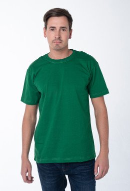 Светло-зелёная мужская футболка с лайкрой