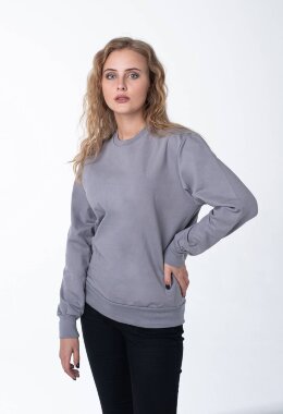 Светло-серый женский свитшот Светло-серый женский свитшот