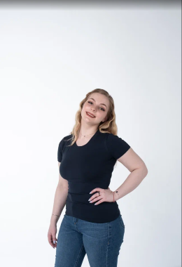 Темная-синяя женская футболка Темная-синяя женская футболка